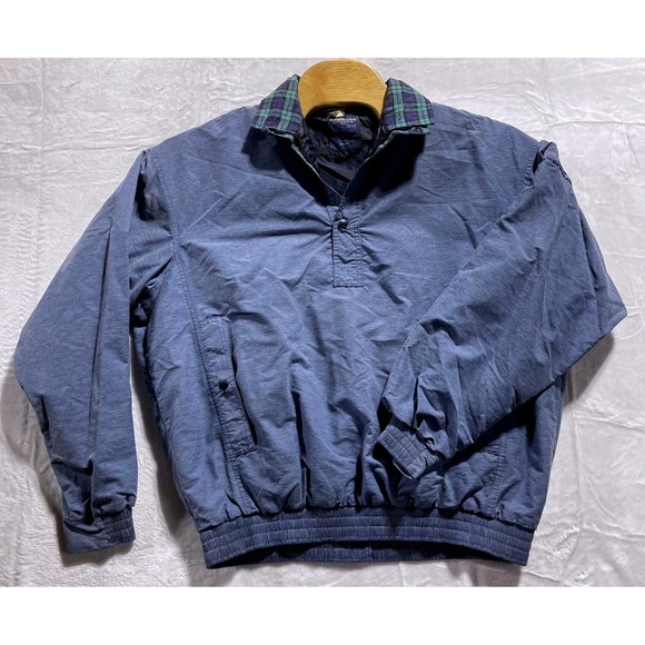 Sunderland of Scotland Men's Large Waterproof Golf Jacket Blue Pullover